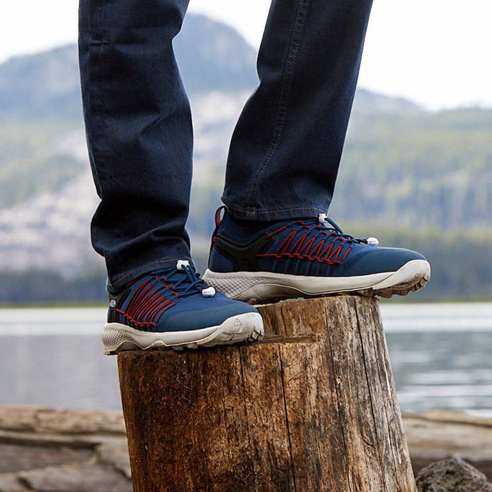 Baskets Keen Homme Bleu/Rouge | Explore Uneek | DKIVO-3415